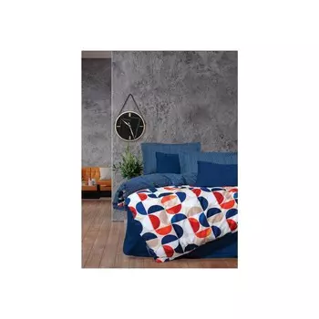 Хлопковая коробка, современный Комплект постельного белья, кольцо, синий