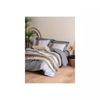 Хлопковая коробка Toprak, Комплект постельного белья Asel, антрацит