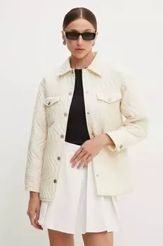 Хлопковая куртка Answear Lab, бежевый