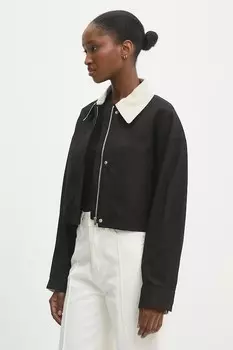 Хлопковая куртка Answear.Lab, черный