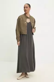 Хлопковая куртка Answear.Lab, зеленый