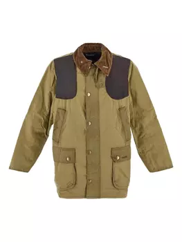 Хлопковая куртка Barbour, коричневый
