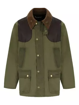 Хлопковая куртка Barbour, зеленый