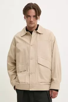 Хлопковая куртка Desigual IDAHO, бежевый