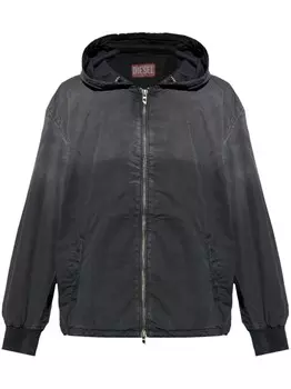 Хлопковая куртка Diesel, черный