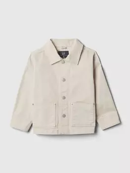 Хлопковая куртка Gap, серый
