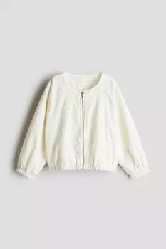 Хлопковая куртка H&M, бежевый