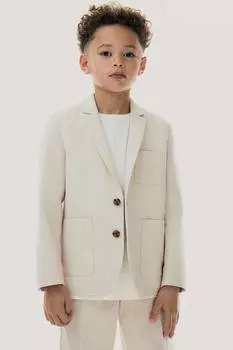 Хлопковая куртка H&M, бежевый