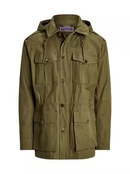 Хлопковая куртка Hartridge с 4 карманами Ralph Lauren Purple Label, оливковый
