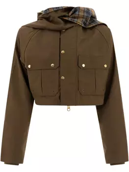 Хлопковая куртка KAPITAL, коричневый