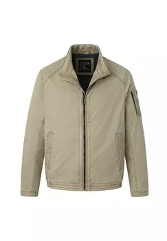 Хлопковая куртка классического кроя LESTER Redpoint, серо-коричневый