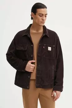 Хлопковая куртка Levi's, коричневый