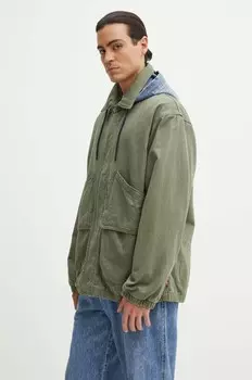 Хлопковая куртка Levi's, зеленый