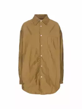 Хлопковая куртка Maison Margiela, бежевый