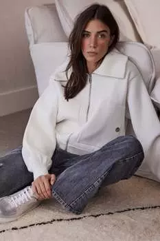 Хлопковая куртка Mint Velvet, белый