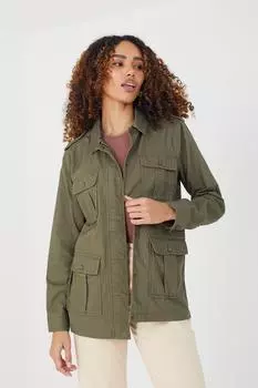 Хлопковая куртка Mutiny в стиле милитари Brave Soul, хаки