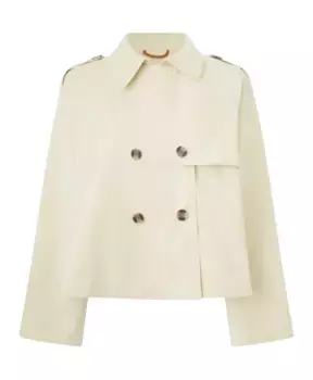 Хлопковая куртка Pepe Jeans, бежевый