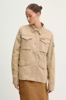 Хлопковая куртка Superdry, бежевый