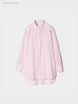 Хлопковая куртка Uniqlo, розовый