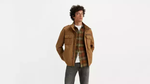 Хлопковая куртка в стиле милитари Levi's