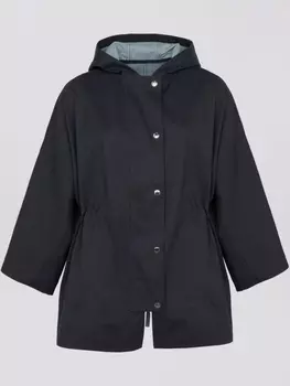 Хлопковая куртка Yves Salomon, синий