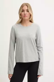 Хлопковая лонгслив для отдыха Calvin Klein Underwear, серый