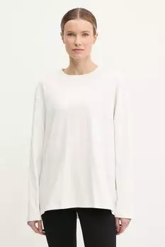 Хлопковая лонгслив Nelson Adidas Originals, бежевый