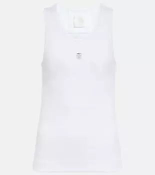 Хлопковая майка 4G GIVENCHY, белый