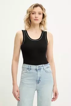 Хлопковая майка Answear.Lab, черный