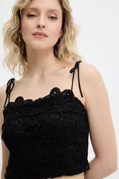 Хлопковая майка Answear.Lab, черный