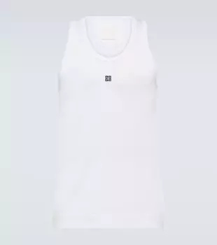 Хлопковая майка Givenchy, белый
