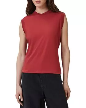 Хлопковая майка Imogen ALLSAINTS, красный