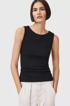 Хлопковая майка KATARINA Allsaints, черный