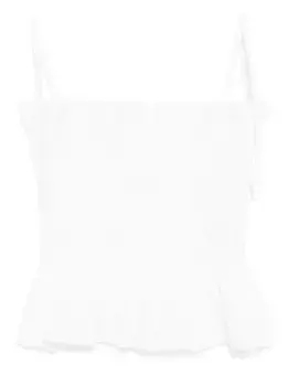 Хлопковая майка Kimhekim, белый