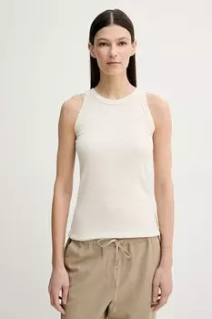 Хлопковая майка Marc O'Polo, бежевый