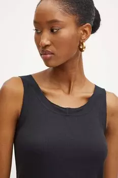 Хлопковая майка Max&Co., черный