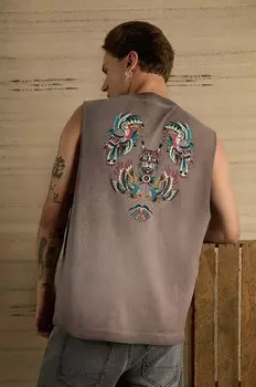 Хлопковая майка Medicine, фиолетовый