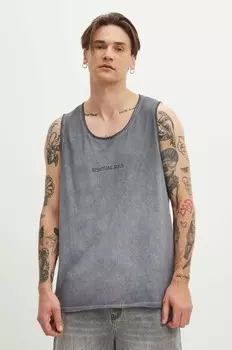 Хлопковая майка Medicine, серый