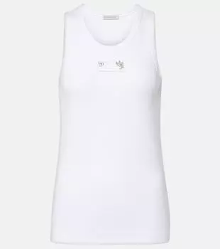 Хлопковая майка Moncler, 034 - White