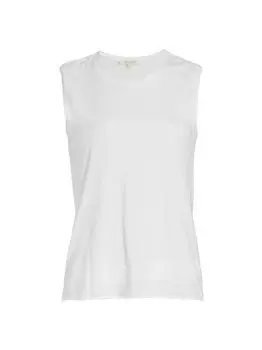 Хлопковая майка Nili Lotan, белый