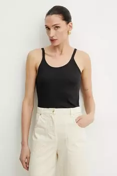 Хлопковая майка Pinko, черный