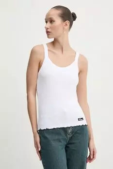 Хлопковая майка Rotate, белый