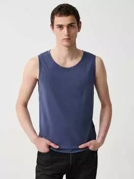 Хлопковая майка с круглым вырезом Ovs, цвет indigo blue