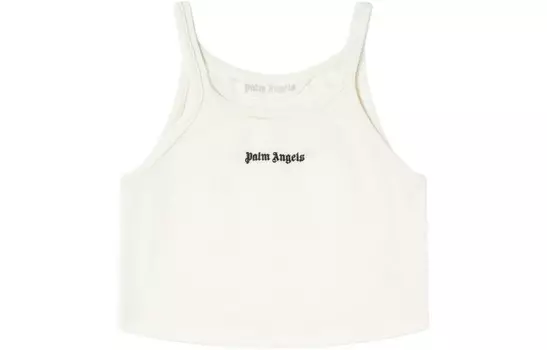 Хлопковая майка с логотипом Palm Angels