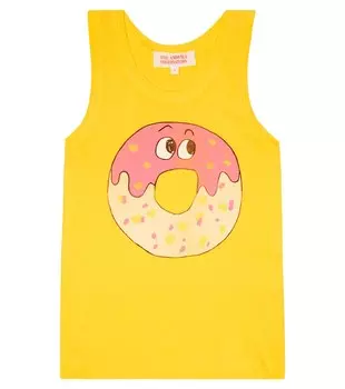 Хлопковая майка с принтом The Animals Observatory, желтый