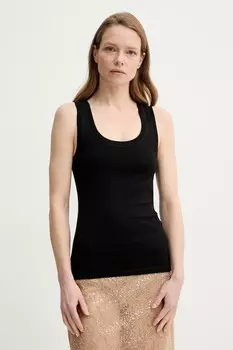 Хлопковая майка Sandra Herskind, черный