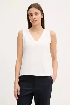 Хлопковая майка Sisley, белый