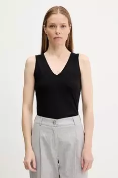 Хлопковая майка Sisley, черный