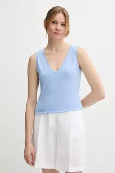 Хлопковая майка Sisley, синий