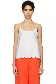 Хлопковая майка Sky High Farm Workwear, белый